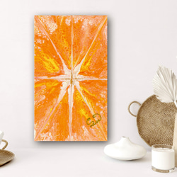 【 道を切り拓く 】New way エネルギーアート　インテリア　オレンジ　ゴールド　ホワイト 14枚目の画像