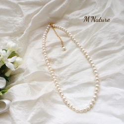 Fresh water pearl 5-6mm 14kgf Necklace 1枚目の画像