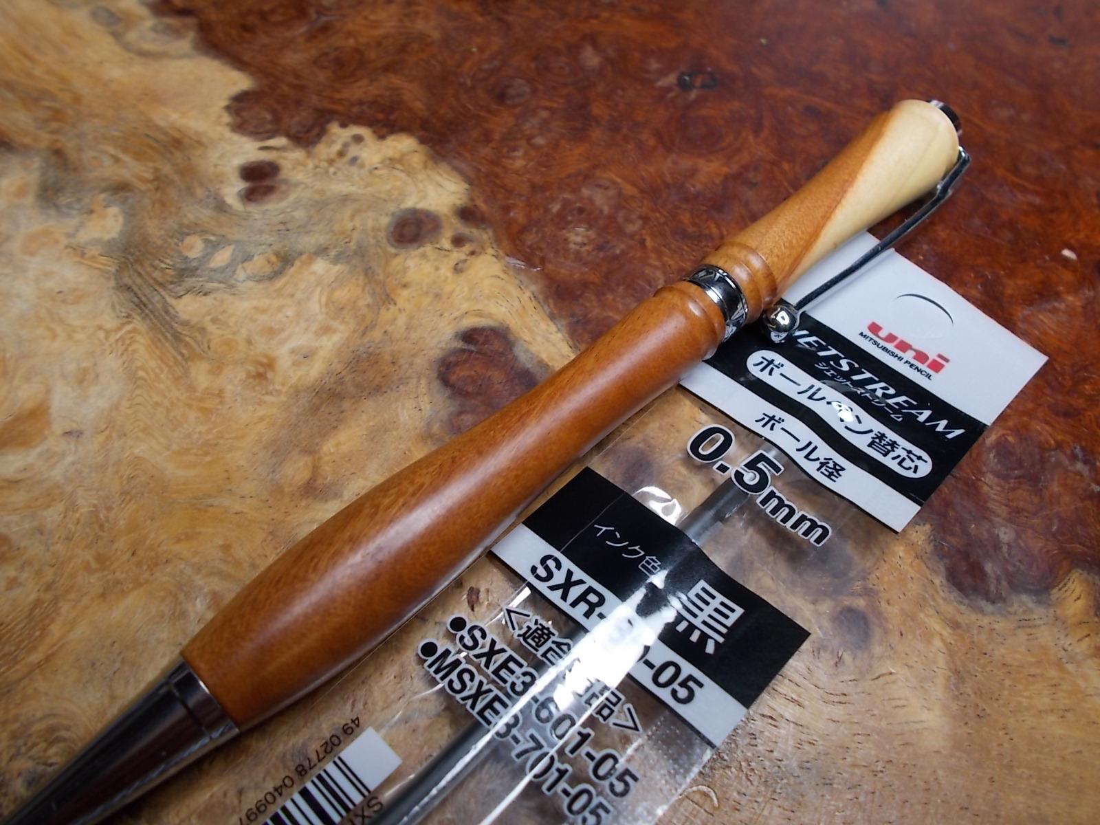 棗（なつめ）のボールペン！(ジェットストリーム   ＳＸＲ-80使用)　手作り品　プレゼントに！