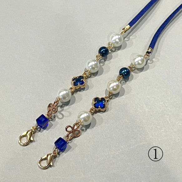 お花の綺麗めマスクチェーン 【メガネチェーン】 3枚目の画像