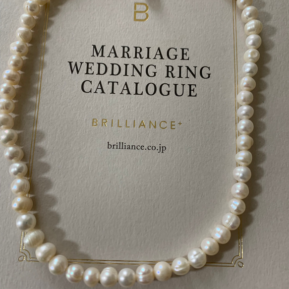 【40センチ】淡水バロックパール ホワイト 小粒 ネックレス チョーカー真珠　結婚式　冠婚葬祭 2枚目の画像