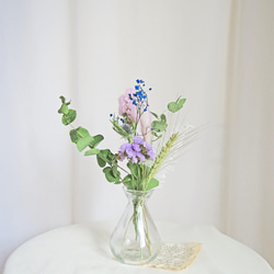 interior/mini swag blue dryflowers trial ドライフラワーおためし 3枚目の画像