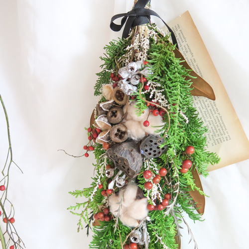 2024超早割 クリスマスvertical Christmas swag クリスマス