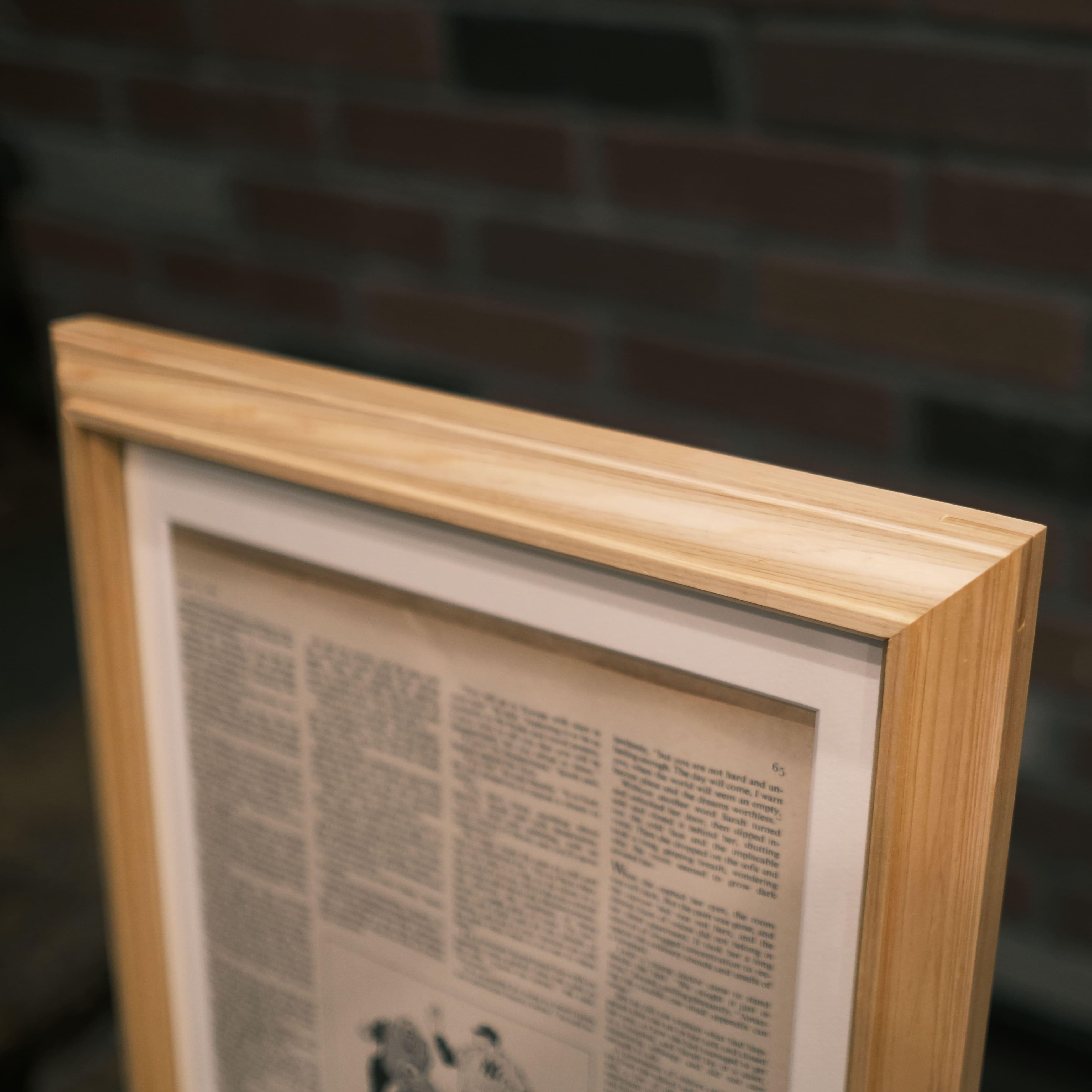 【額縁】A4/A3/A2/B5/B4/B3/B2ポスターフレーム　アンティーク　オールドアメリカン/木製/桧/無垢