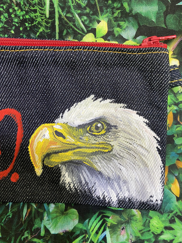 鷹　刺繍額 鷹 刺繍 額縁