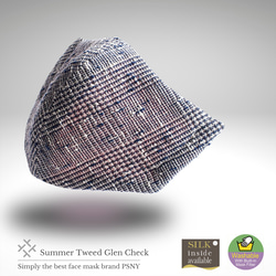 PSNY Summer Tweed Houndstooth Houndstooth ★ 棉質過濾口罩 CK03 第3張的照片