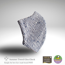 PSNY Summer Tweed Houndstooth Houndstooth ★ 棉質過濾口罩 CK03 第4張的照片