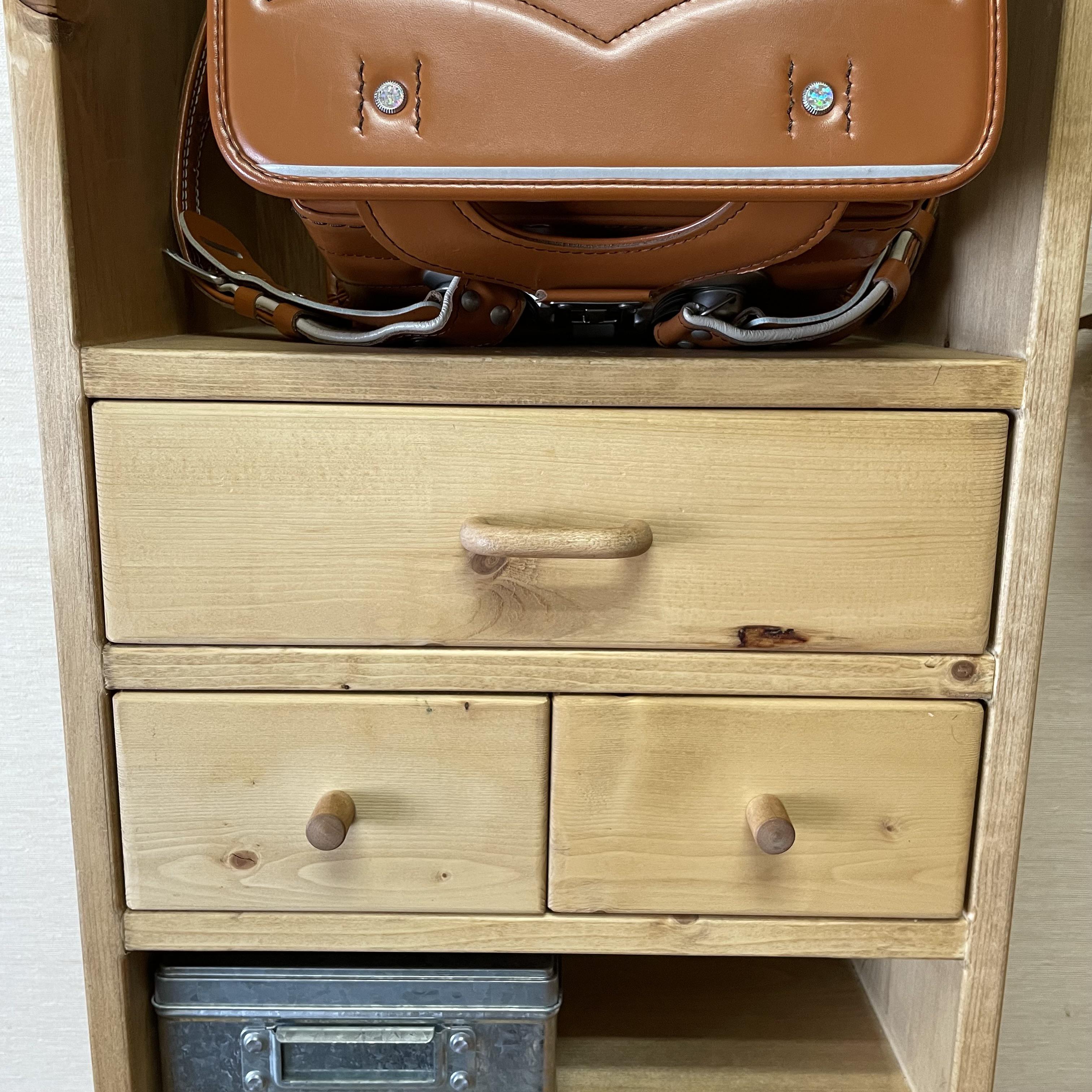 ランドセルラック⁂引き出しつき