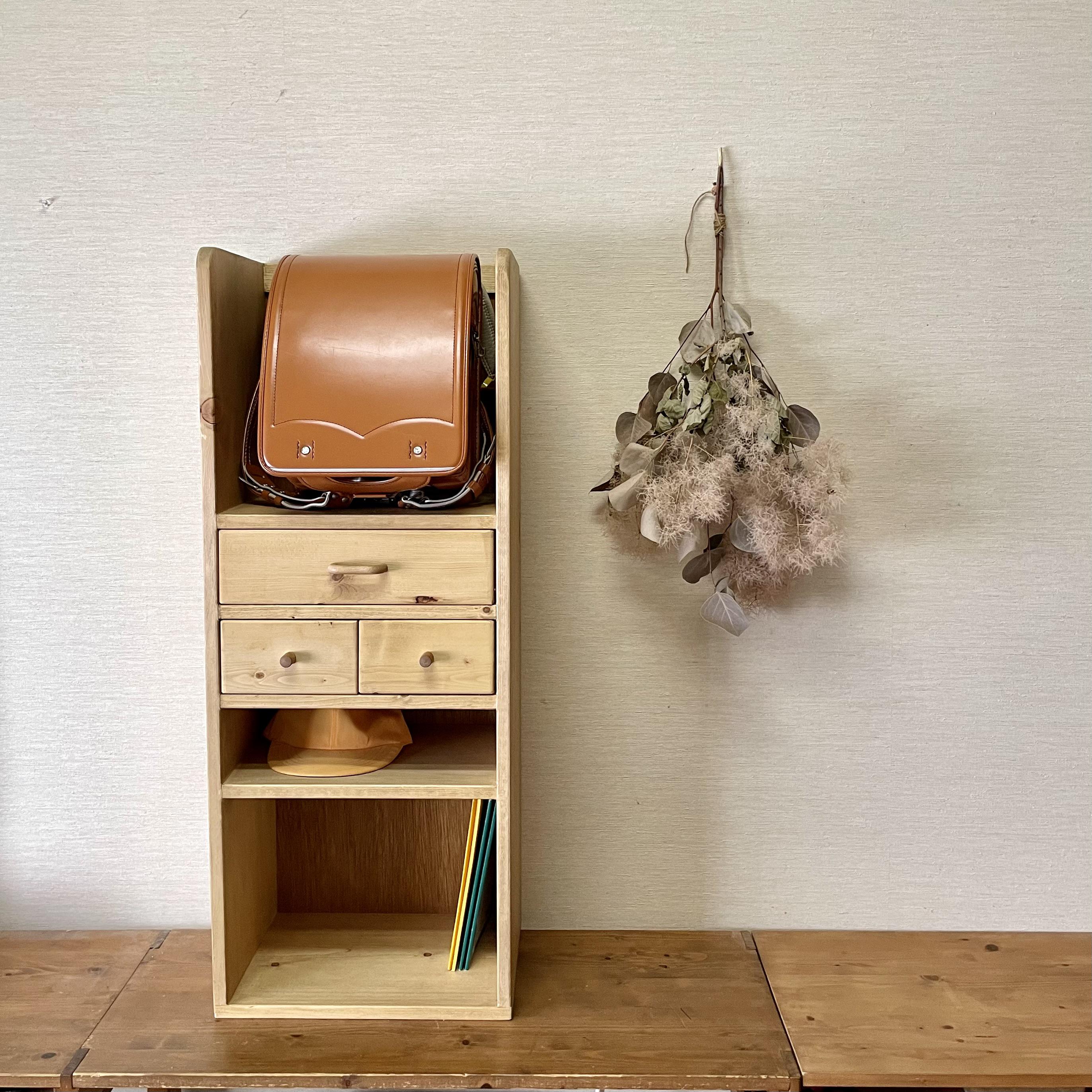 ランドセルラック⁂引き出しつき