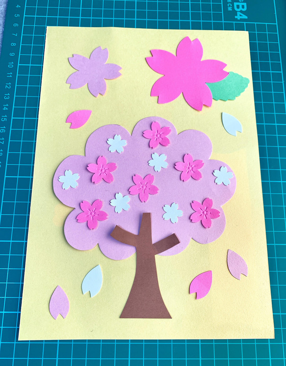 【再販13】桜の木製作キット　8人分 1枚目の画像