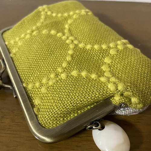 ミナペルホネン　親子がま口　財布　ハンドメイド　タンバリン 受注製作】ミナペルホネン タンバリン 親子がま口財布 | patapata.