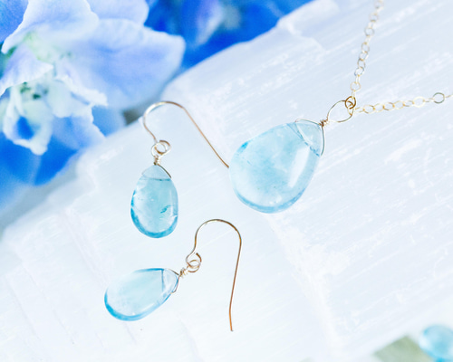 セット販売・ラッピング送無》☆宝石ブルーグリーンフローライト