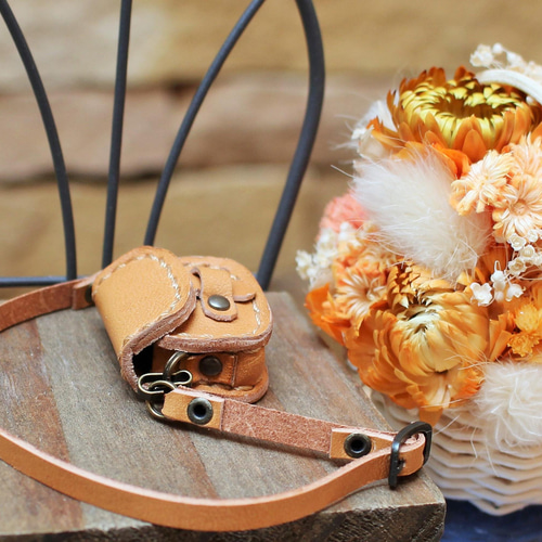 ☆ドール 鞄 ポシェット ベージュ （濃） ☆ピュアニーモ ミディ