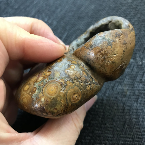 ゴビ石−817 眼石＆水晶ドーム 原石 鑑賞石 その他置物 KIKI 通販