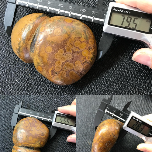 ゴビ石−817 眼石＆水晶ドーム原石鑑賞石