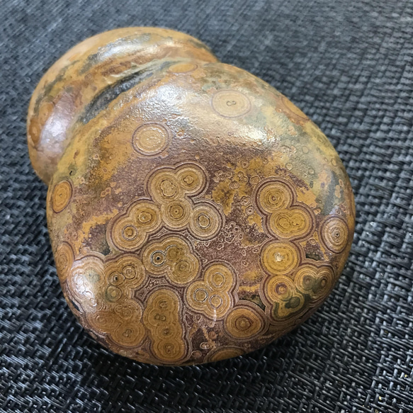 ゴビ石−817 眼石＆水晶ドーム　原石　鑑賞石 11枚目の画像