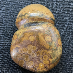 ゴビ石−817 眼石＆水晶ドーム　原石　鑑賞石 2枚目の画像