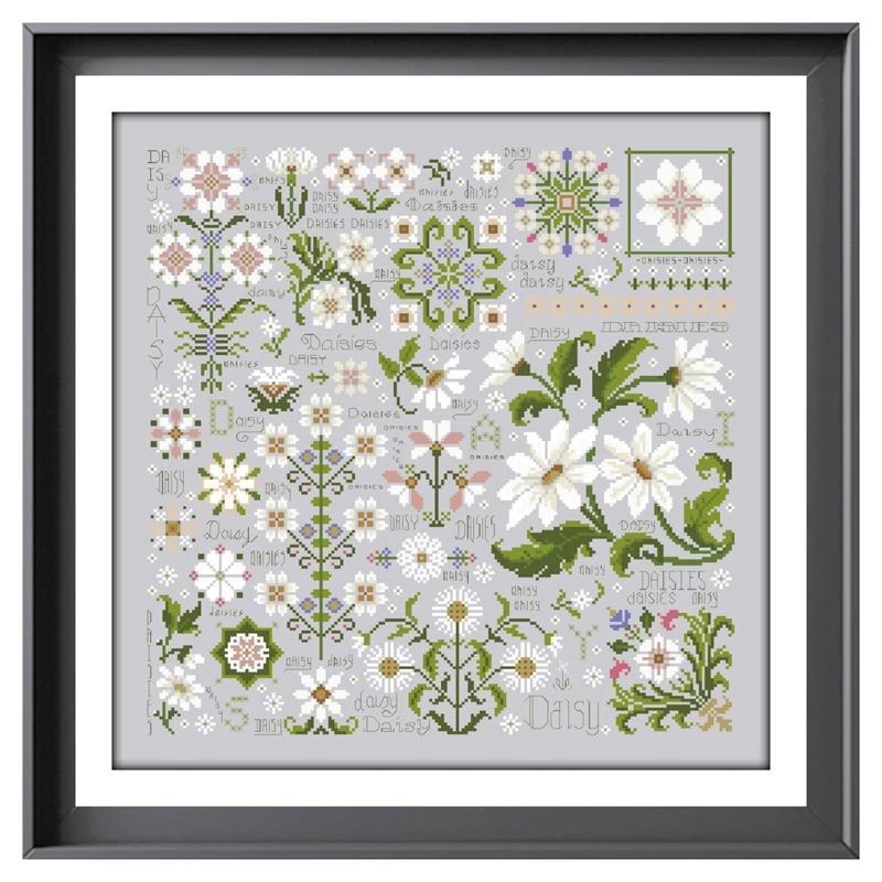 シーズンカレンダー／ライトグレー14ct 4点セット】クロスステッチ  