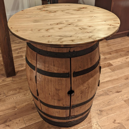 ウイスキー樽 カフェテーブル