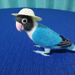 専用ページ　夏　羊毛フェルト　ボタンインコキーホルダー　オーダー品　鳥 専用ページ 夏 羊毛フェルト ボタンインコキーホルダー オーダー