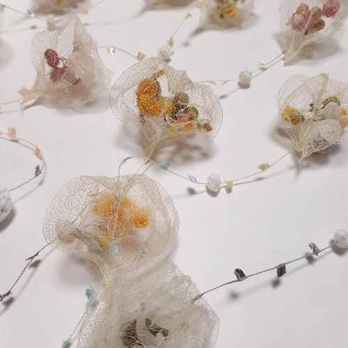 ほおずきガーランド ほおずきガーランドの通販 by ハッピー♡リース、ブーケ、雑貨