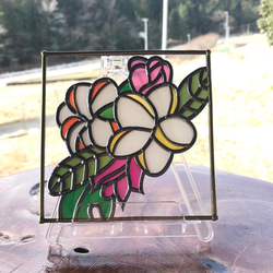 ステンドグラス風グラスアート☆アイアンフレーム その他