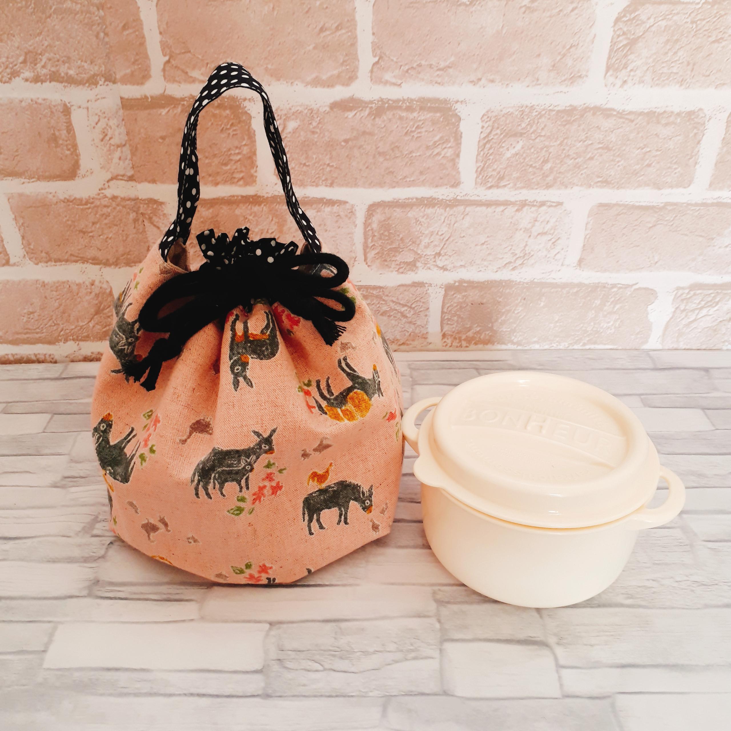 ハンドメイド おにぎりポーチ ランチバック 水筒カバー 傘カバー