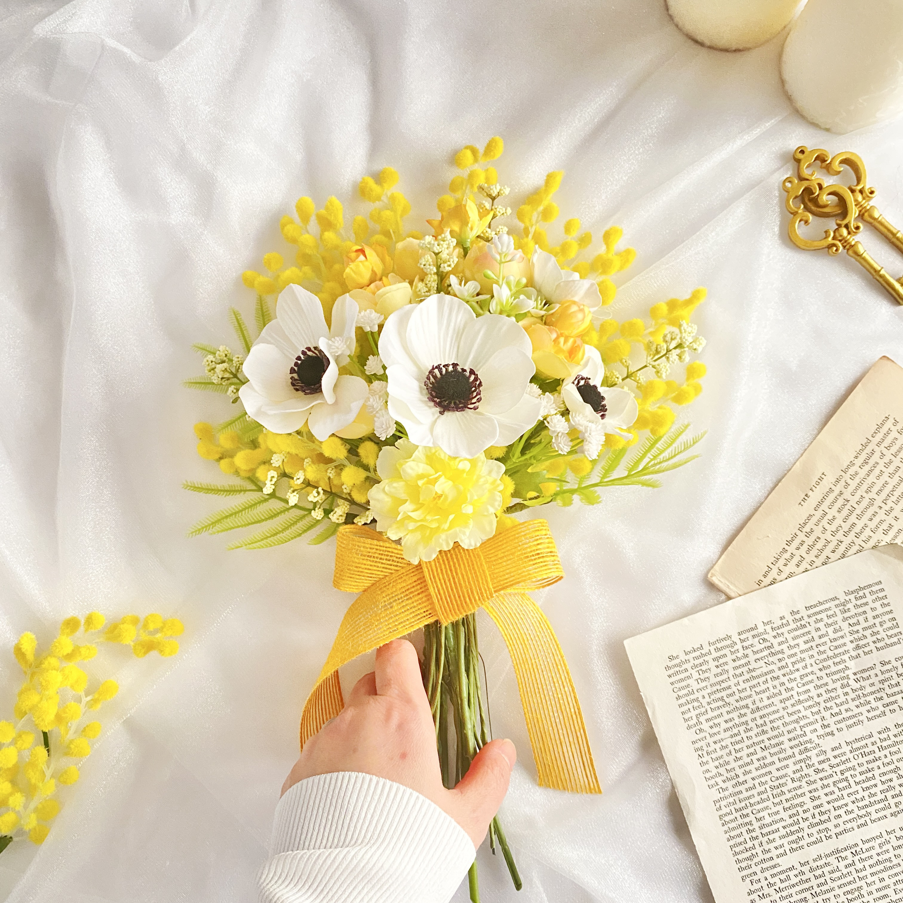 〜kindness 思いやり 〜 ミモザスワッグ