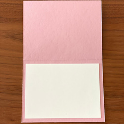バレンタインカード(ブラウンorピンク) 2枚目の画像