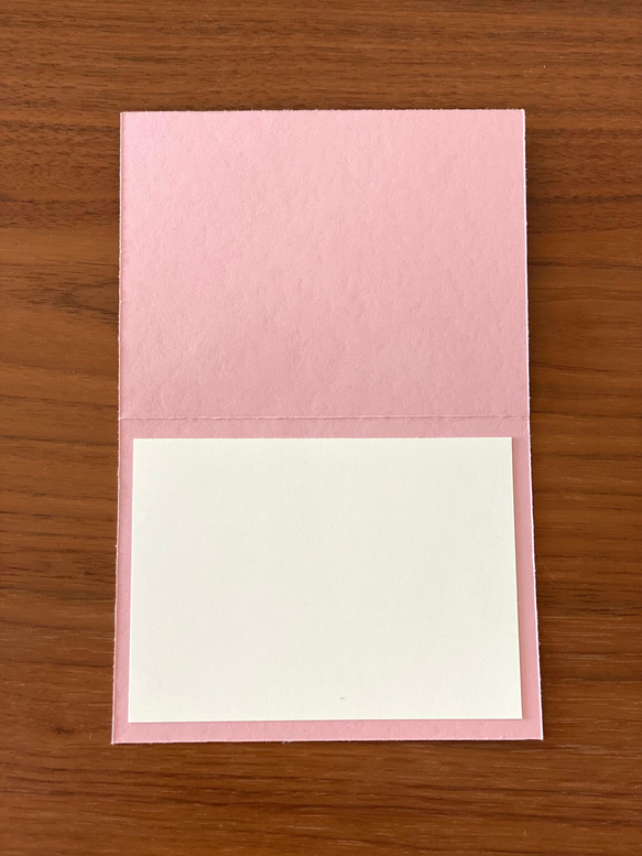 バレンタインカード(ブラウンorピンク) 2枚目の画像