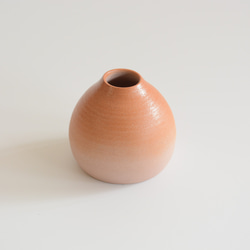 出製陶 花瓶mini ウスベニ (ピンク) 2枚目の画像