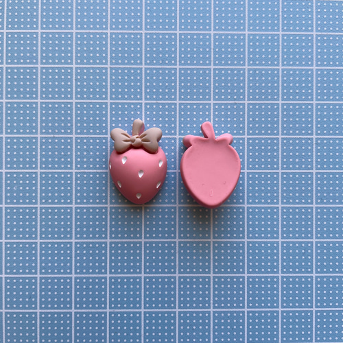 くすみカラーいちごパーツ 3色9個セット その他素材 ribbonmartjapan