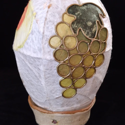 和紙と陶器の灯り・二房の葡萄 4枚目の画像