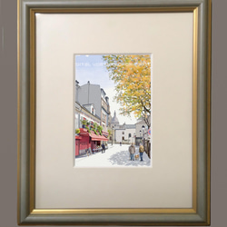 ポストカード ヨーロッパ風景画（組み合わせ自由4枚セット1.000円）No.200  パリ　モンマルトル 3枚目の画像