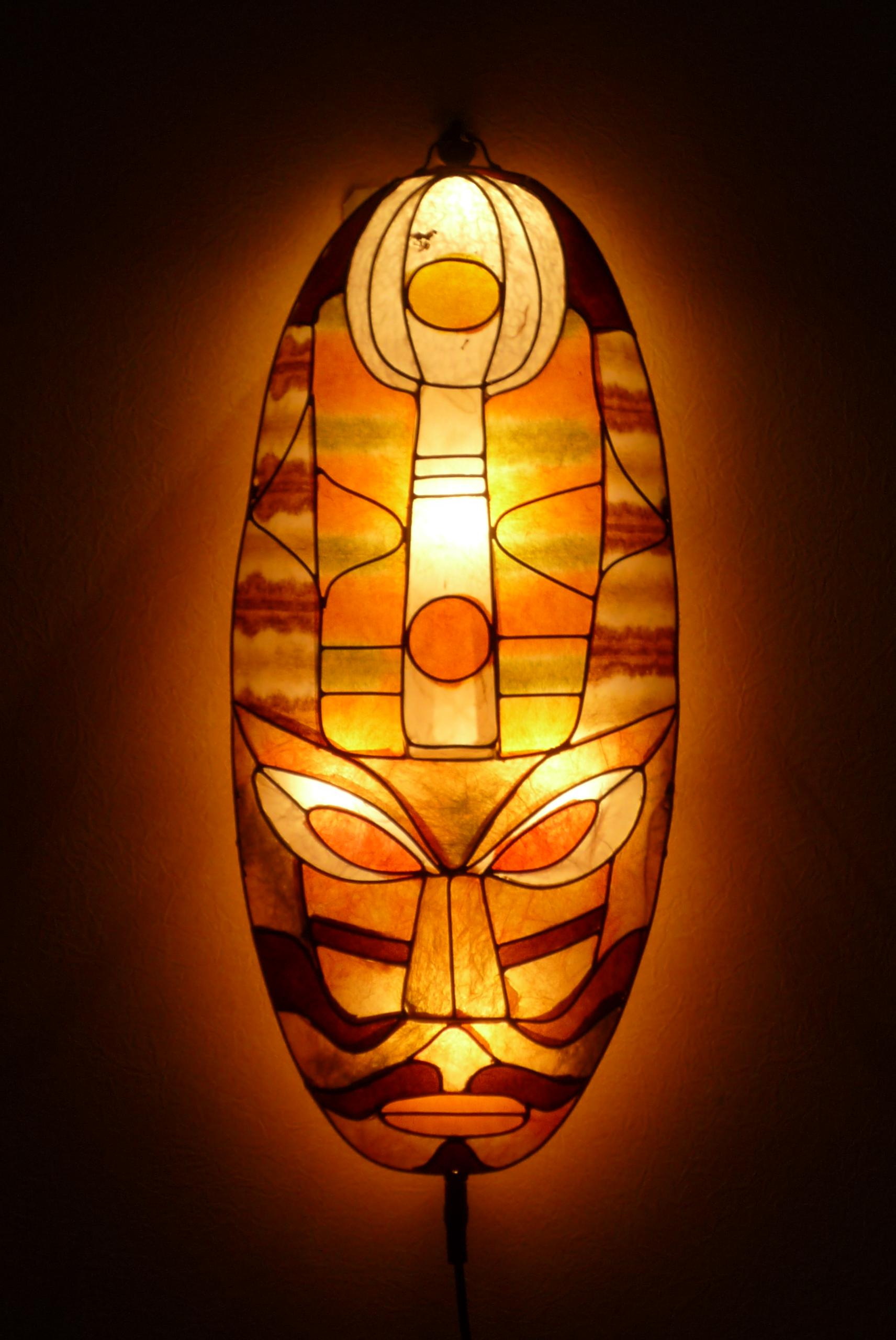 青の炎 竹灯籠 竹灯り 竹ランプ 炎のゆらめき〜〜結晶〜〜