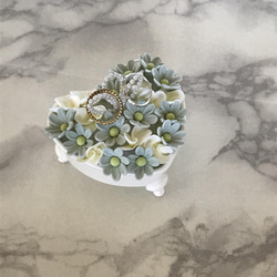 ミニチュア ドール用 クレイフラワー 薔薇のブーケ アートフラワー