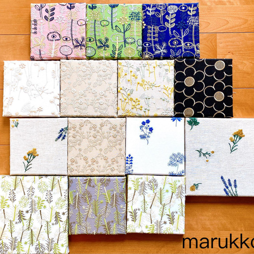 刺繍　ファブリックパネル 刺繍ファブリックパネル 送料込み - KARU's gallery | minne