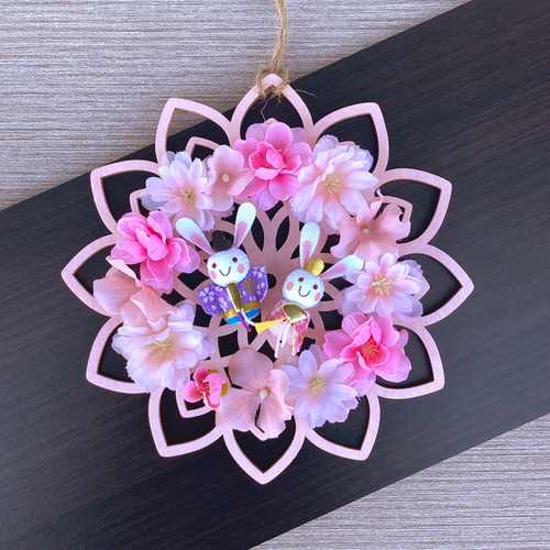 1番人気【ひな祭り・おひなさま】ひなまつりリース ー桃の節句