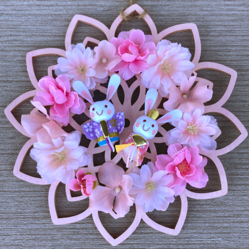 1番人気【ひな祭り・おひなさま】ひなまつりリース ー桃の節句