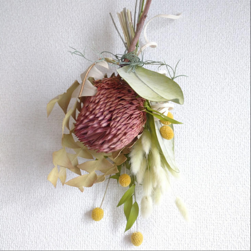 春色☆バンクシアのワンポイントスワッグ スワッグ Rowan 通販｜Creema  