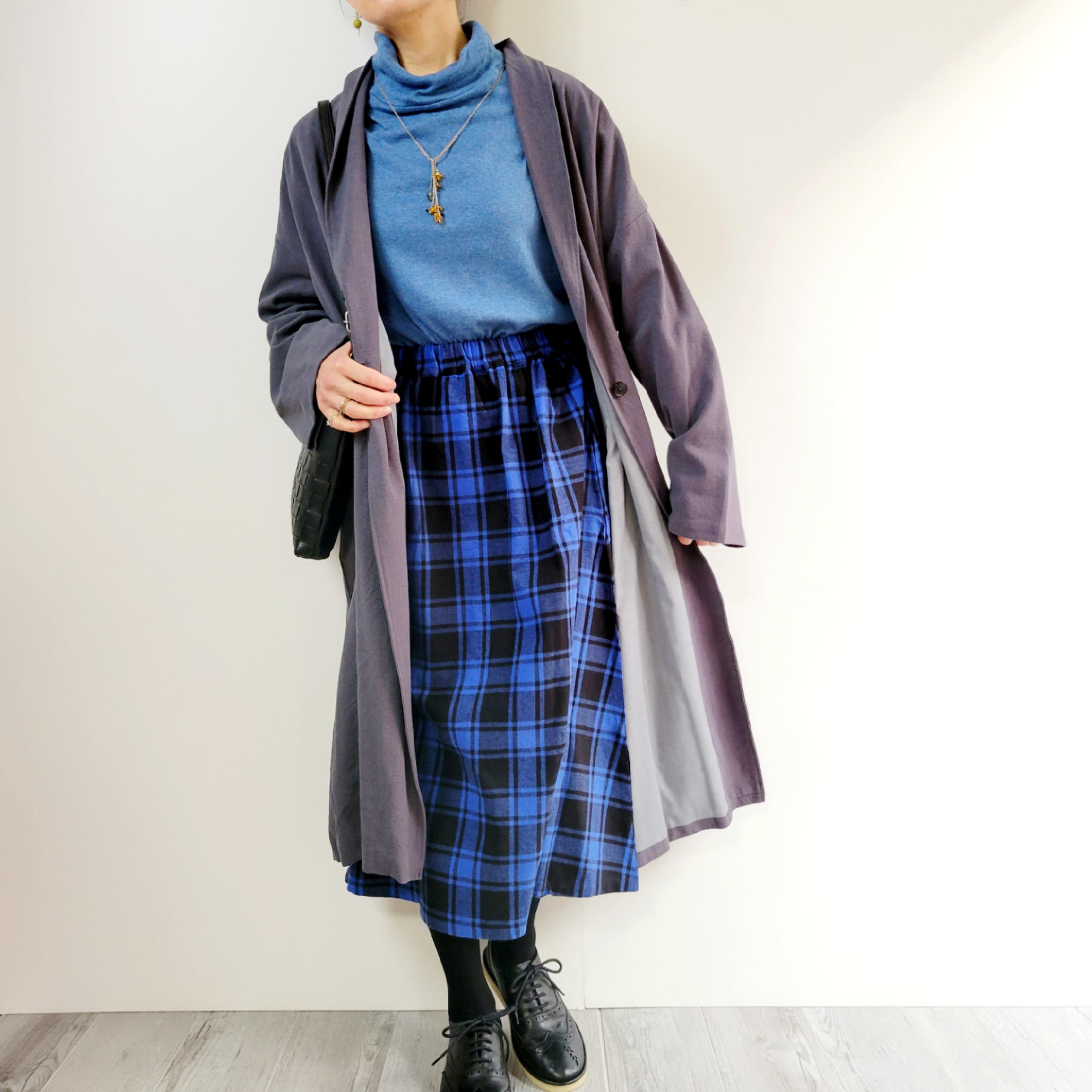 【即納】さっと羽織れるアンティークなコットンリネンのコート☆裏地のツートンが可愛い1枚　グレー