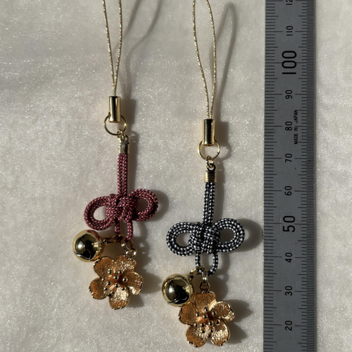 叶結び 桜&宝来鈴のストラップ 携帯ストラップ INFINITY 通販 13340021