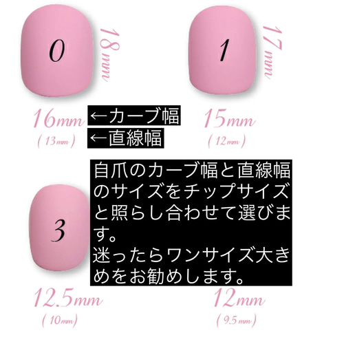 計測用ネイルチップのご購入はこちらから ネイルチップ（つけ爪
