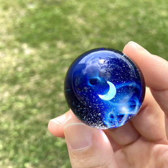 石垣島の宇宙玉 〜moon white opal〜 16枚目の画像