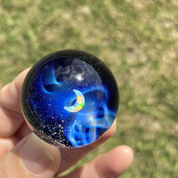 石垣島の宇宙玉 〜moon white opal〜 8枚目の画像