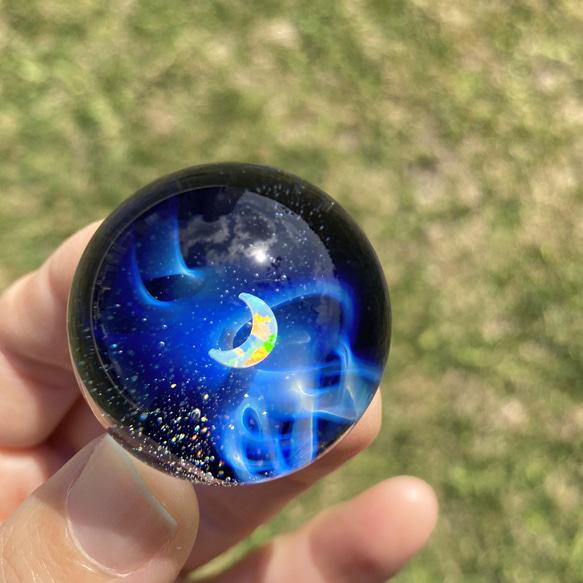 石垣島の宇宙玉 〜moon white opal〜 8枚目の画像