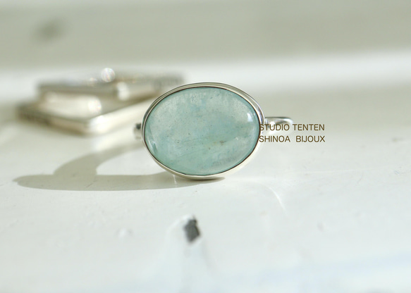studio ten ten 人魚のアクアマリンリング #12 人魚のアクアマリンring