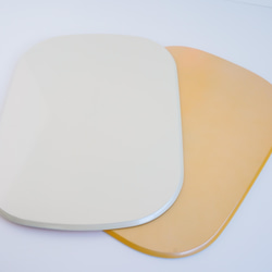 和の伝統工芸【新しい、会津塗】 和洋どちらにも【2Wayプレート】「13.0ランチョンマット」「パールシリーズ」 2枚目の画像