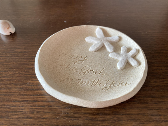 小さなトレイ　God be with you 3枚目の画像