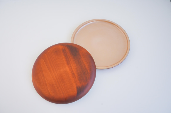 和の伝統工芸【新しい、会津塗】 和洋どちらにも「8.0プレート」「パールシリーズ」 6枚目の画像